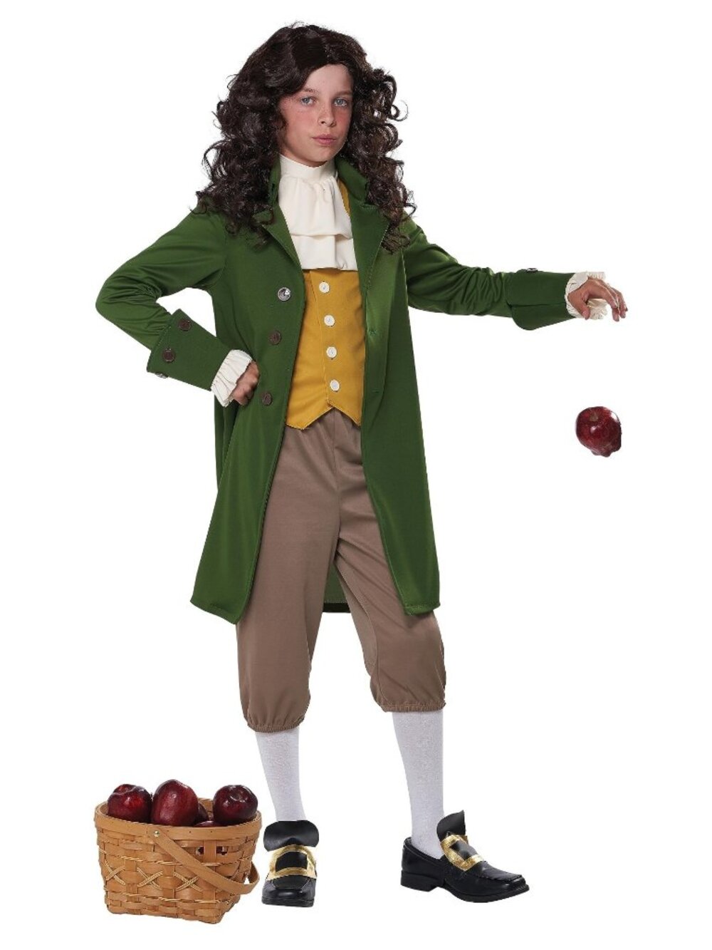 California Costumes Boy's Sir Isaac Newton Costume Medium American July 4th